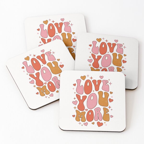 Item preview, Retro 70s Love You More - Groovy Vintage Typography designed and sold by Aura Art Studio.