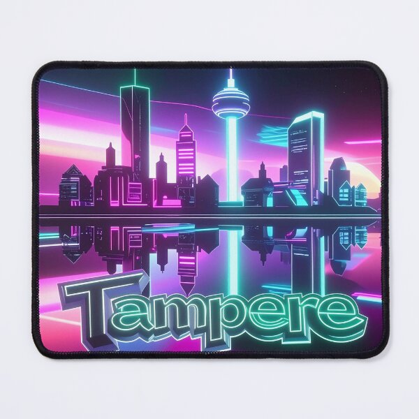 Item preview, Neon skyline of Tampere designed and sold by LiskoDesign.