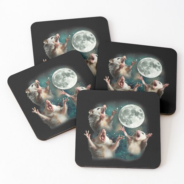 Item preview,  Three Possum Moon 3 Opossum Funny Weird Cursed Meme , Opossum Gift For Mom Dad Kids designed and sold by Opossum GIFT ★★★★★.