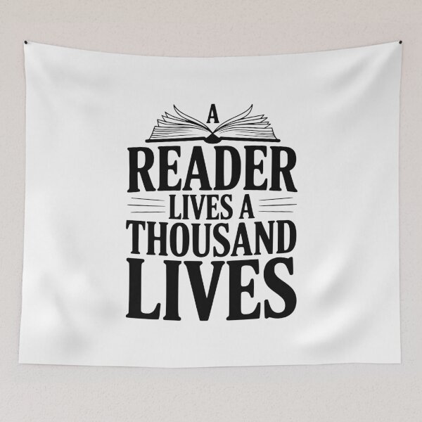 Item preview, A Reader Lives a Thousand Lives designed and sold by Frank Ring.