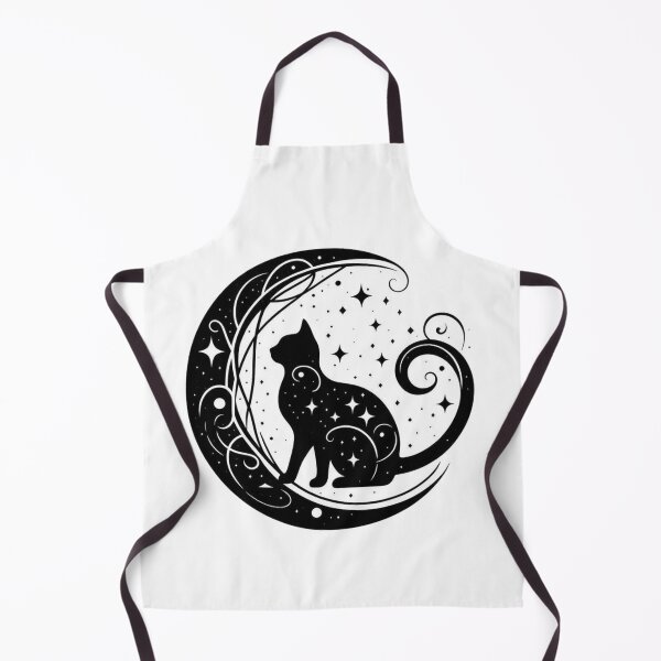 Item preview, Moon Cat – Mystical Celestial Illustration designed and sold by Dogandesighn.