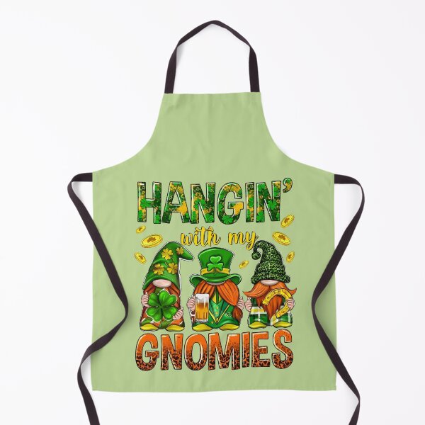 Item preview, Hangin' With My Gnomies – Funny St. Patrick’s Day Leopard Gnomes designed and sold by CoquetteDigitalArt.