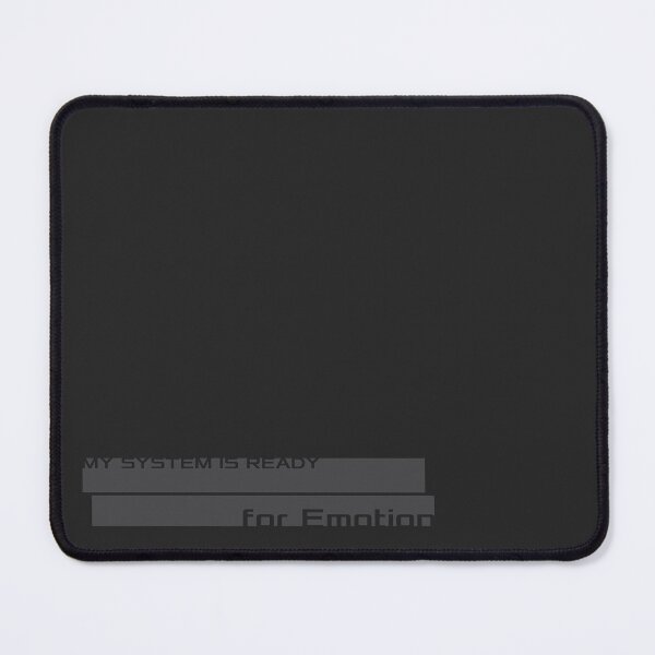 Item preview, My System Is Ready for Emotion | tech‑Valentine, minimalist quote. Valentines. designed and sold by MeanType.