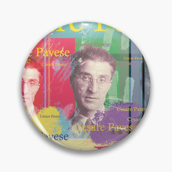 Item preview, Cesare Pavese Portrait Collage Italian Literature designed and sold by Mauswohn.
