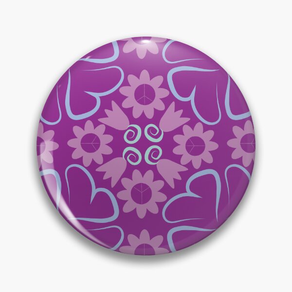 Item preview, Purple Tulips Hearts in Diamond Orientation designed and sold by Digitalmyth's Designs.