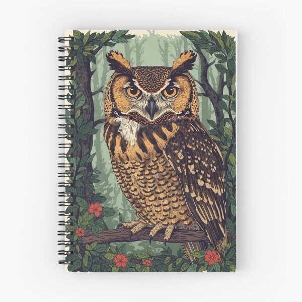 Item preview, Owl Wall Art Decor Sticker, Colorful Bird, Animal Nature Life designed and sold by colorleafz.