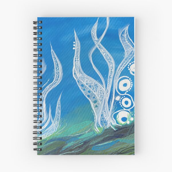 Item preview, Things Come Up • Abstract Underwater Flow with Seaweed Ribbons designed and sold by PeridotGypsy.
