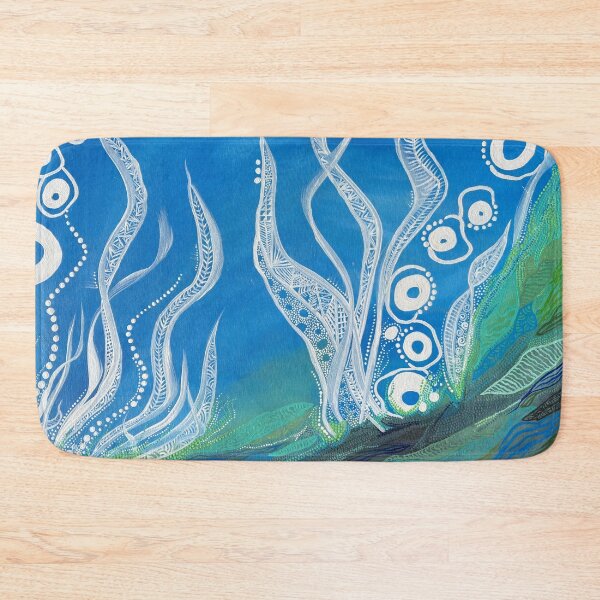 Item preview, Things Come Up • Abstract Underwater Flow with Seaweed Ribbons designed and sold by PeridotGypsy.
