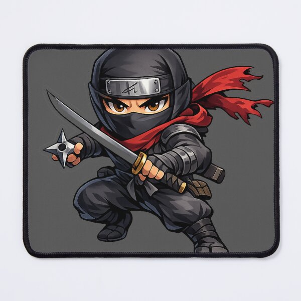 Item preview, Chibi Ninja Warrior Sticker – Cute Stealth Assassin Character designed and sold by DrizzyV.