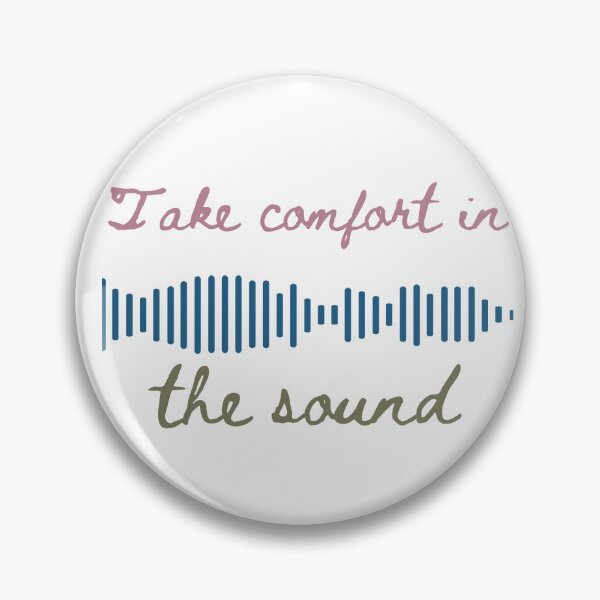 Item preview, Take Comfort in the Sound Graphic designed and sold by lindseyjoreen.
