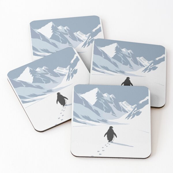 Item preview, Penguin walking to the mountains designed and sold by LOVE, AMY.
