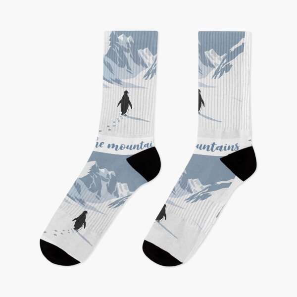 Item preview, Penguin walking to the mountains designed and sold by LOVE, AMY.