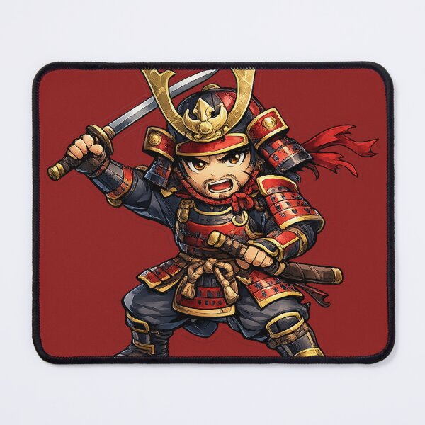 Item preview, Chibi Samurai Warrior Sticker – Japanese Armor Fighter designed and sold by DrizzyV.