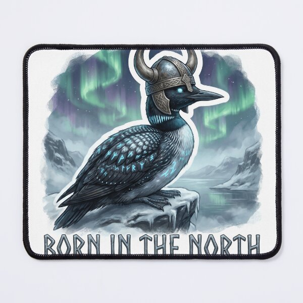 Item preview, Minnesota Viking rebel Loon designed and sold by The Grumpy Pet Club.