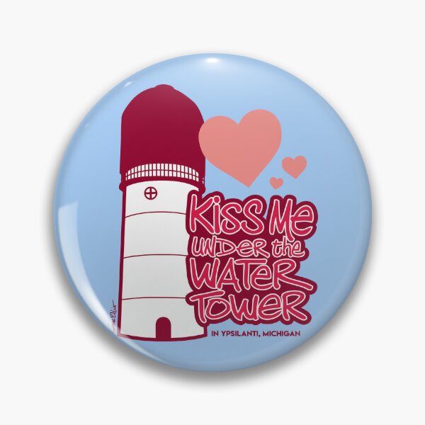 Item preview, Kiss Me Under the Water Tower designed and sold by Steve-O-Lution Studios.