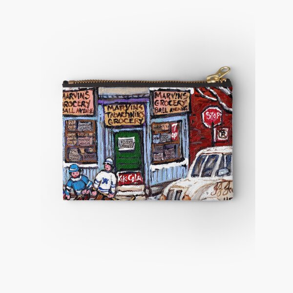 Item preview, MONTREAL DEPANNEUR PAINTINGS ORIGINAL FOR SALE STREET HOCKEY GAME MONTREAL ART CITY LANDSCAPES designed and sold by Carole  Spandau.