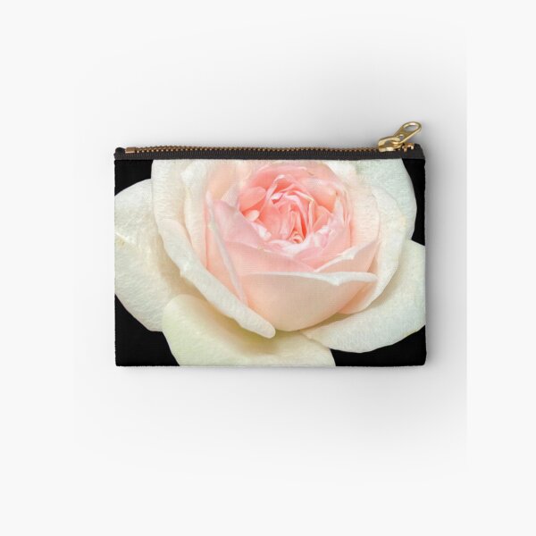 Item preview, Delicate white pink tea rose designed and sold by hollycooper.