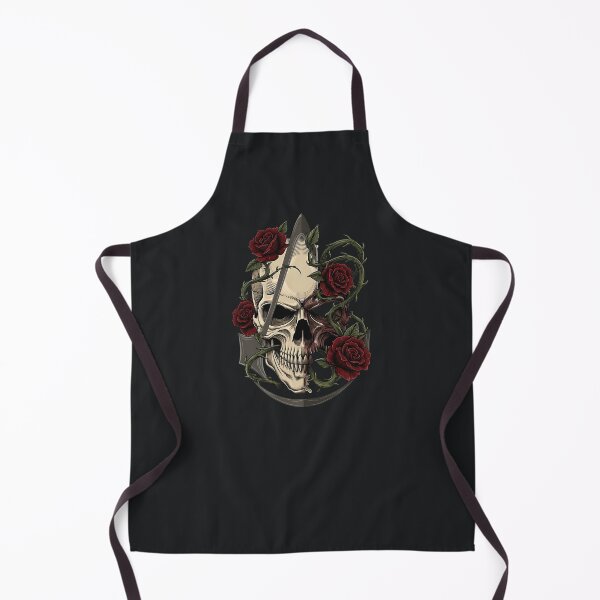 Item preview, Skull Rose – Dark Floral Gothic Illustration designed and sold by Taans-Creation.
