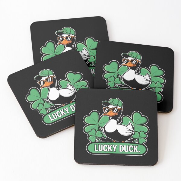 Item preview, Lucky Duck St Patricks Day Mallard Duck Hunter designed and sold by OlakunleOloroz.