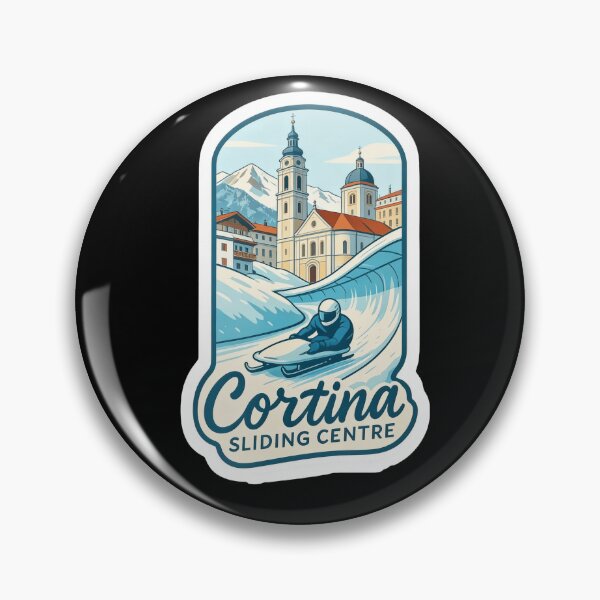 Item preview, Cortina Sliding Centre Winter Olympics 2026 designed and sold by Thread&Fable.