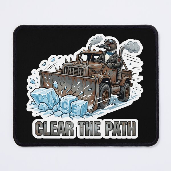 Item preview, Rebel Loon Armored Snowplow Protest designed and sold by The Grumpy Pet Club.