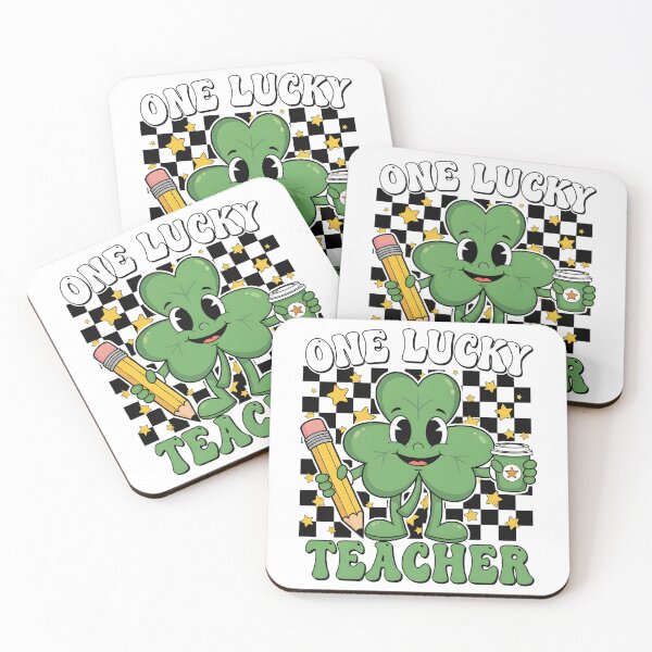 Item preview, One Lucky Teacher St Patrick Day Shamrock Saint Pattys designed and sold by OlakunleOloroz.