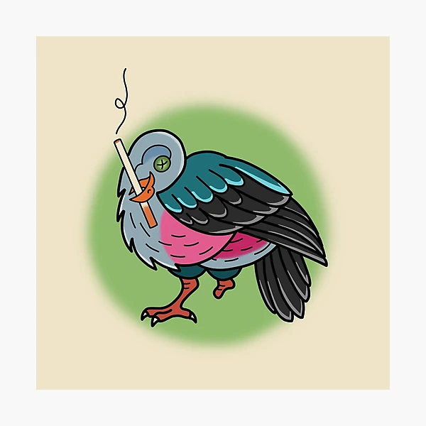 pigeon smoking a cigarette Steam Workshop::Smoking Pigeon Smoking Cigarette Art, Funny