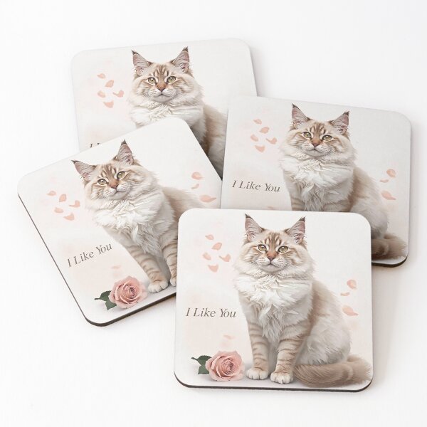 Item preview, Turkish Angora Propose Day Cat Art | ArtivaNest Pet Verse designed and sold by ArtivaNest.