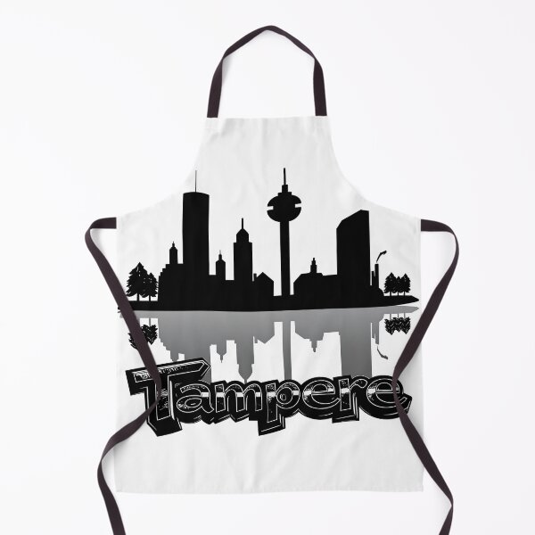 Item preview, Urban stillness, Tampere skyline in black and white designed and sold by LiskoDesign.