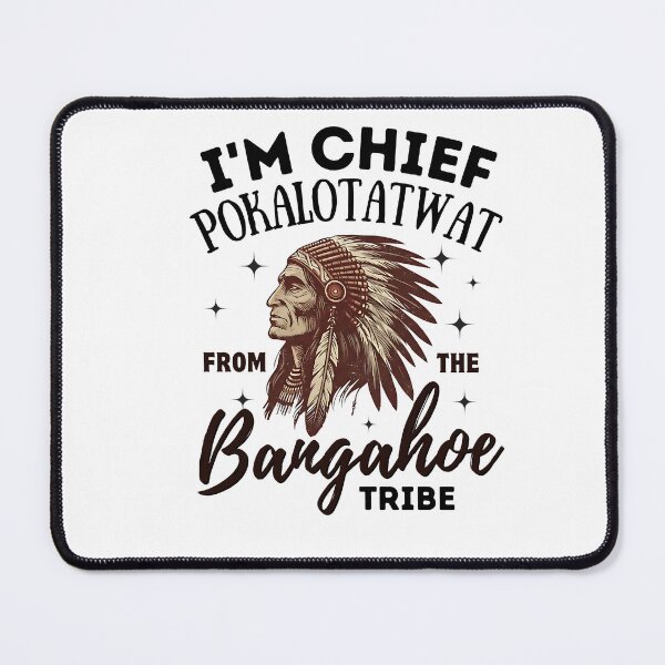 Item preview, I'm Chief Pokalotatwat from The Tribe Indigenous Native designed and sold by BornBorn.
