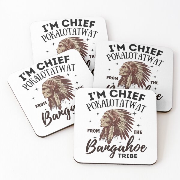 Item preview, I'm Chief Pokalotatwat from The Tribe Indigenous Native designed and sold by BornBorn.