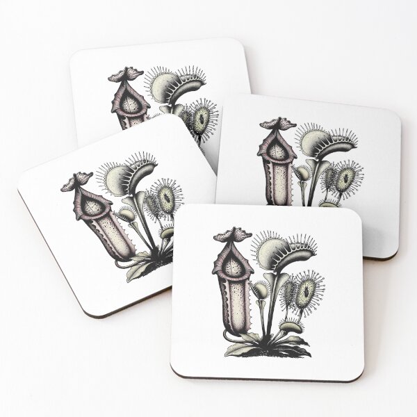 Item preview, Vintage Carnivorous Plant T-Shirt – Venus Flytrap, Pitcher Plant & Sundew designed and sold by EnR-designs.