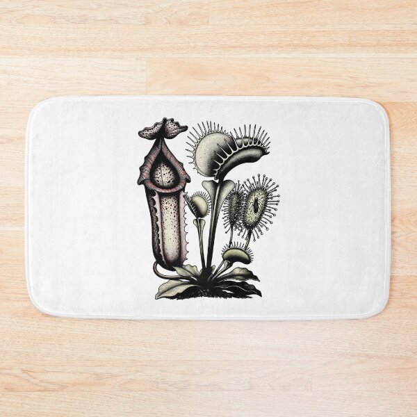 Item preview, Vintage Carnivorous Plant T-Shirt – Venus Flytrap, Pitcher Plant & Sundew designed and sold by EnR-designs.