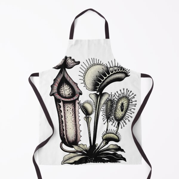 Item preview, Vintage Carnivorous Plant T-Shirt – Venus Flytrap, Pitcher Plant & Sundew designed and sold by EnR-designs.