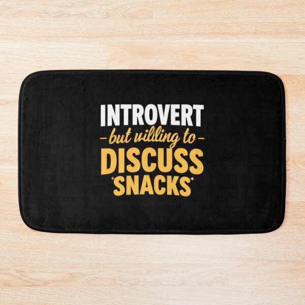 Item preview, Introvert But Willing To Discuss Snacks – Funny Quote designed and sold by matisweeb.