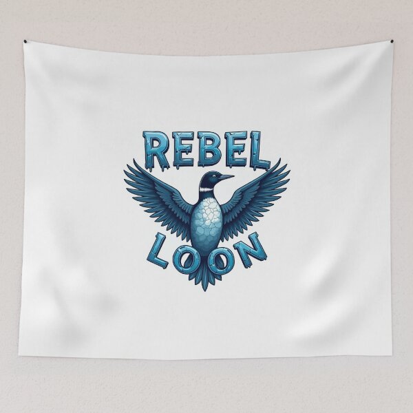 Item preview, Frozen Rebel Loon - Minnesota Winter  designed and sold by The Grumpy Pet Club.