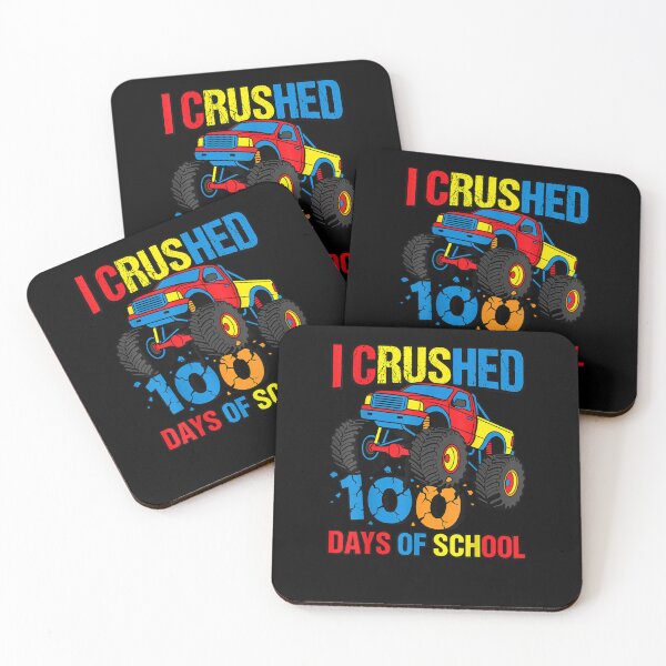 Item preview, I Crushed 100 Days of School Truck Funny 100th Day Boys Kids  designed and sold by MatherFisher.