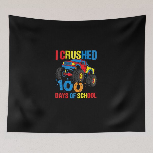 Item preview, I Crushed 100 Days of School Truck Funny 100th Day Boys Kids  designed and sold by MatherFisher.
