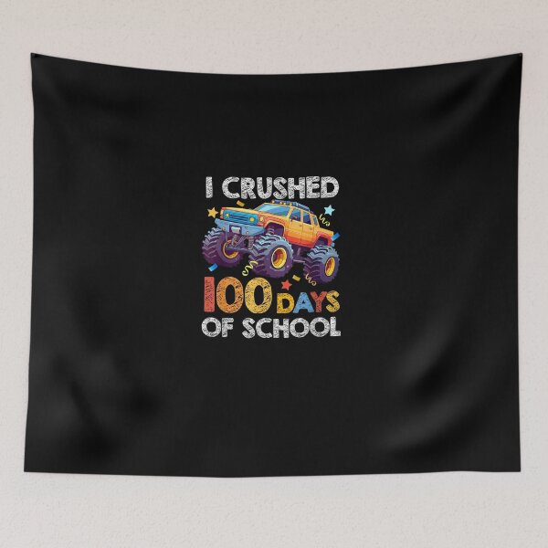 Item preview, I Crushed 100 Days of School Truck Funny 100th Day Boys Kids designed and sold by MatherFisher.