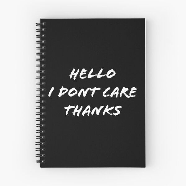 Item preview, Funny Hello I Don't Care THANK YOU Rude Humor Give A F@CK Fun Hate designed and sold by Space Ghettos.