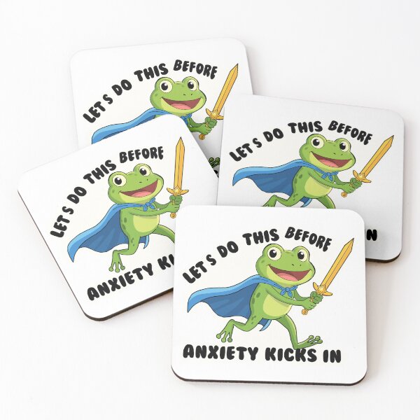 Item preview, Enthusiastic Frog designed and sold by The Curious Cow.