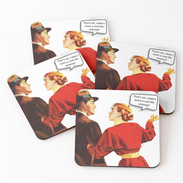 Item preview, Vintage Retro 1950s Mid Century Modern Atomic Housewife That's OK  designed and sold by RetroMaggie.