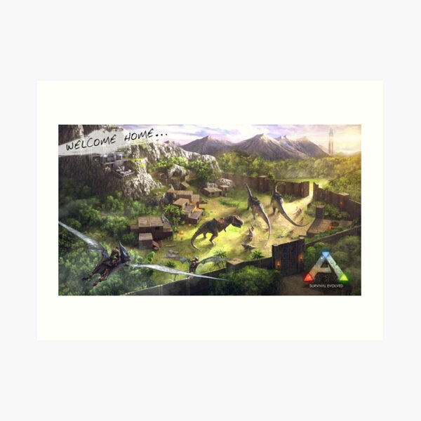 Ark survival evolved !!! Lámina artística