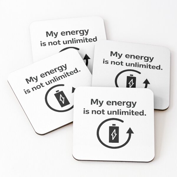Item preview, My Energy Is Not Unlimited Recharge Burnout Introvert Self Care designed and sold by fancy-to-shop.