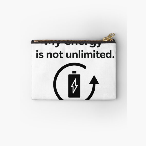 Item preview, My Energy Is Not Unlimited Recharge Burnout Introvert Self Care designed and sold by fancy-to-shop.
