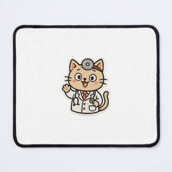 Item preview, Silly Doctor Cat designed and sold by jensenlovescats.