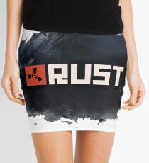 Rust Mini Skirt