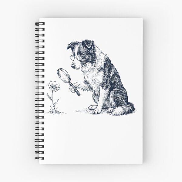Item preview, Vintage Border Collie Botanist Flower Dog Mom Dad designed and sold by DoodleTortle.