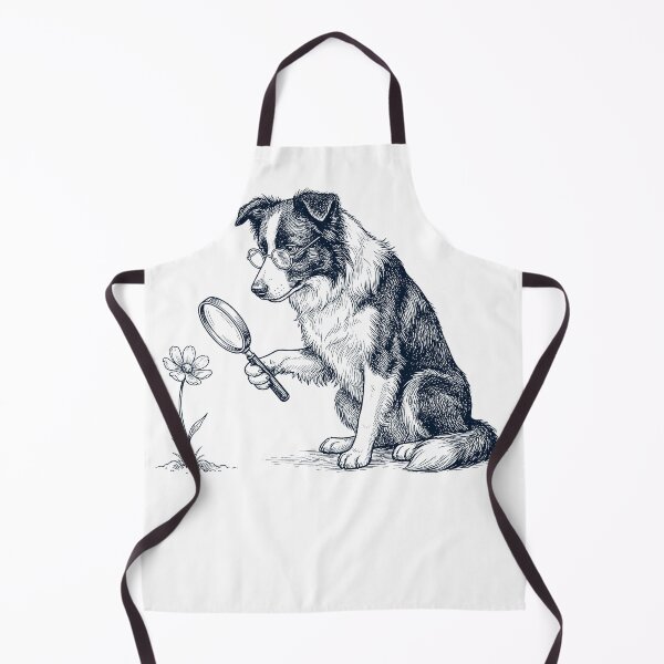 Item preview, Vintage Border Collie Botanist Flower Dog Mom Dad designed and sold by DoodleTortle.