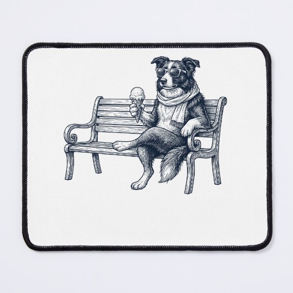 Item preview, Border Collie Ice Cream Dog Mom Dad designed and sold by DoodleTortle.